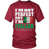 Italian T Shirt - I'm not perfect but I'm Italian. So pretty close!-T-shirt-Teelime | shirts-hoodies-mugs