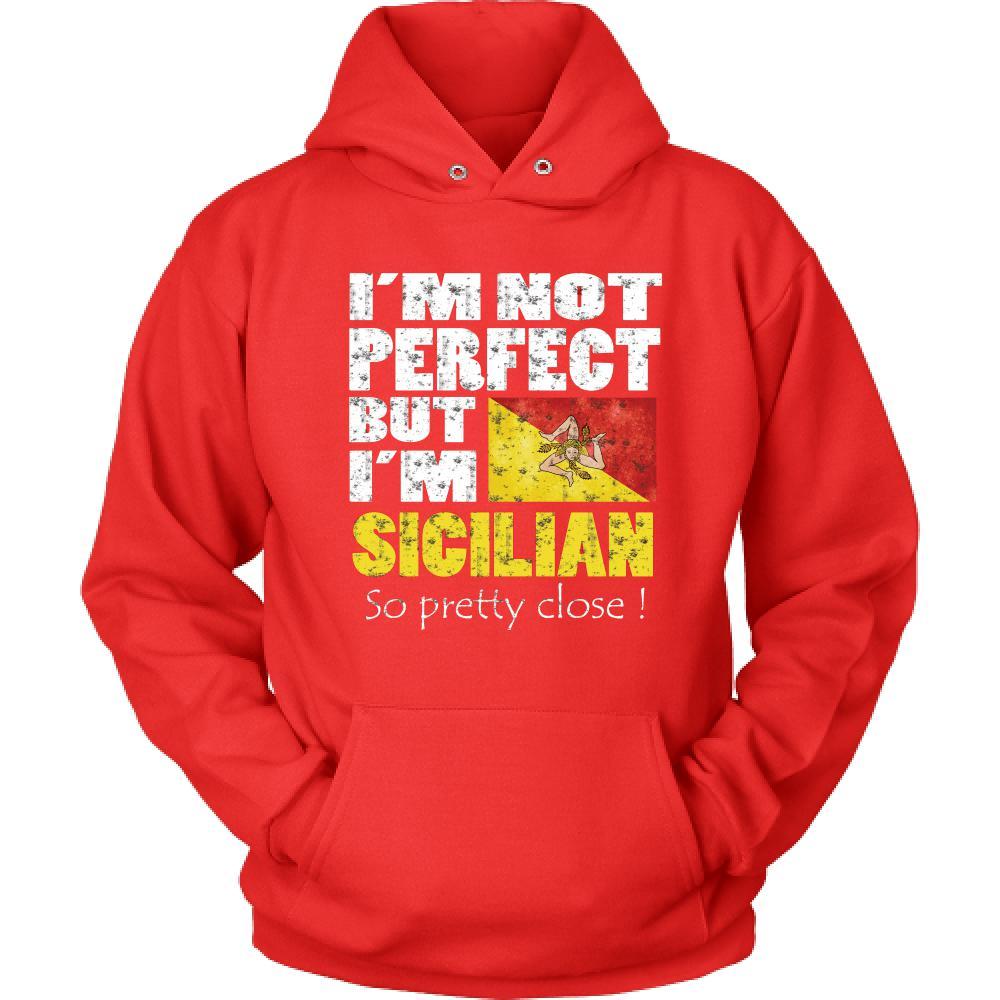Italian T Shirt - I'm not perfect but I'm Sicilian. So pretty close-T-shirt-Teelime | shirts-hoodies-mugs