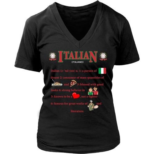 Italian T Shirt - Italian descent-T-shirt-Teelime | shirts-hoodies-mugs