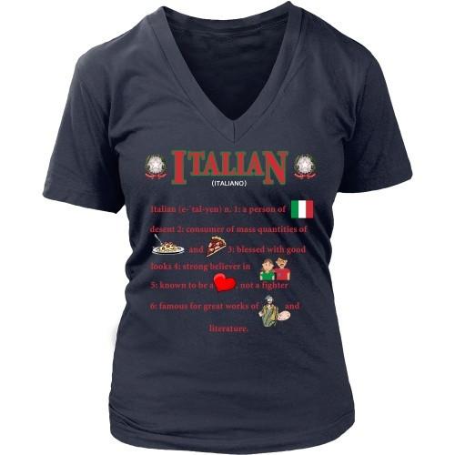 Italian T Shirt - Italian descent-T-shirt-Teelime | shirts-hoodies-mugs