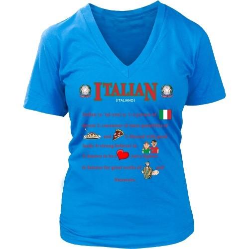 Italian T Shirt - Italian descent-T-shirt-Teelime | shirts-hoodies-mugs