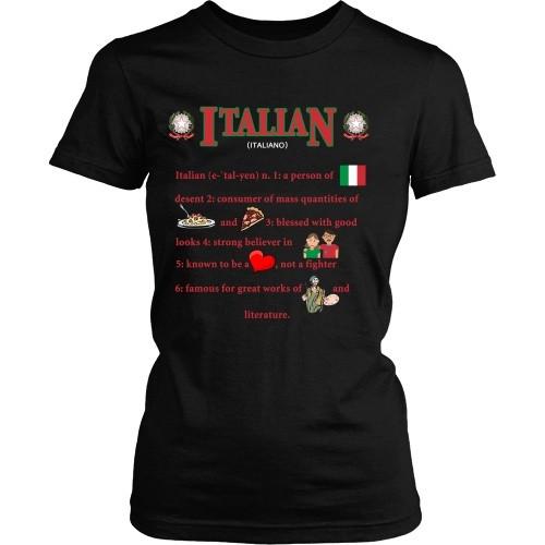 Italian T Shirt - Italian descent-T-shirt-Teelime | shirts-hoodies-mugs