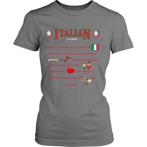 Italian T Shirt - Italian descent-T-shirt-Teelime | shirts-hoodies-mugs