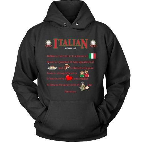 Italian T Shirt - Italian descent-T-shirt-Teelime | shirts-hoodies-mugs