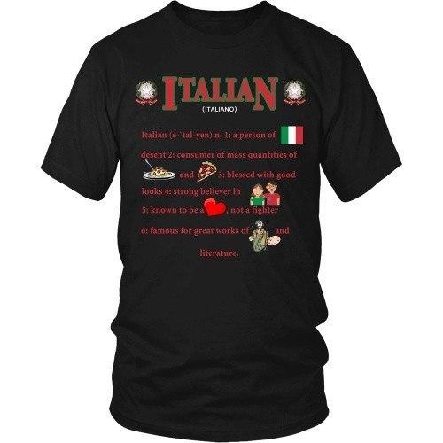 Italian T Shirt - Italian descent-T-shirt-Teelime | shirts-hoodies-mugs