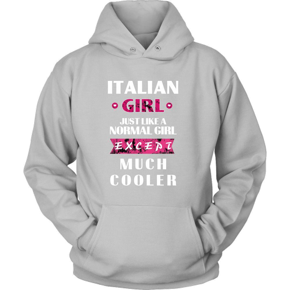 Italian T Shirt - Italian girl much cooler-T-shirt-Teelime | shirts-hoodies-mugs