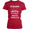Italian T Shirt - Italian girl much cooler-T-shirt-Teelime | shirts-hoodies-mugs