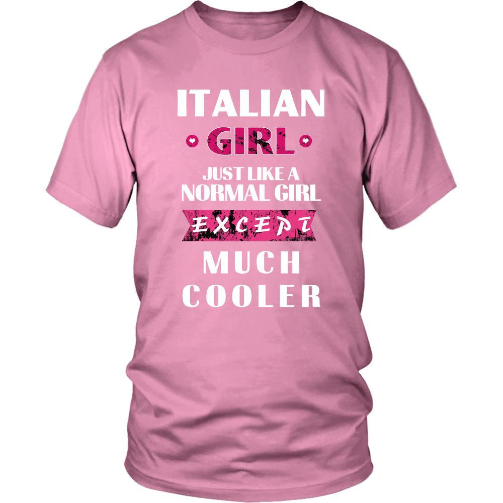 Italian T Shirt - Italian girl much cooler-T-shirt-Teelime | shirts-hoodies-mugs
