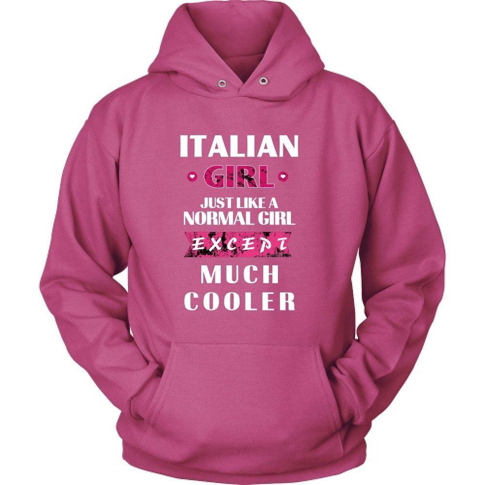 Italian T Shirt - Italian girl much cooler-T-shirt-Teelime | shirts-hoodies-mugs