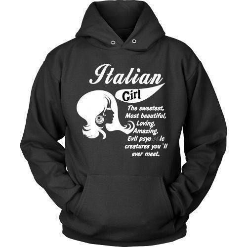 Italian T Shirt - Italian Girl-T-shirt-Teelime | shirts-hoodies-mugs