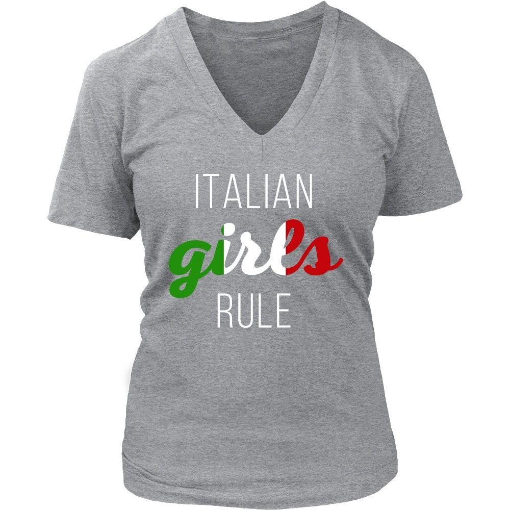 Italian T Shirt - Italian girls rule-T-shirt-Teelime | shirts-hoodies-mugs