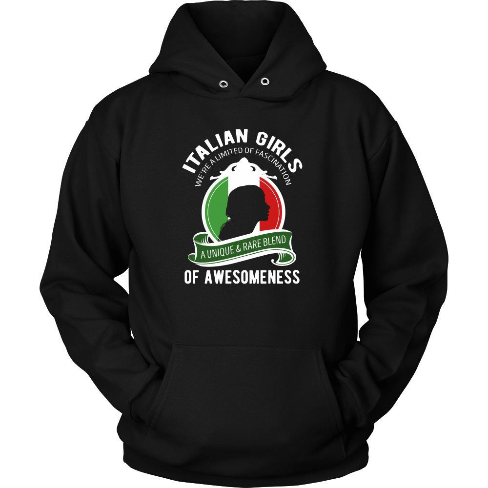 Italian T Shirt - Italian Girls We're a Limited of Fascination A Unique & Rare Blend of Awesomeness-T-shirt-Teelime | shirts-hoodies-mugs