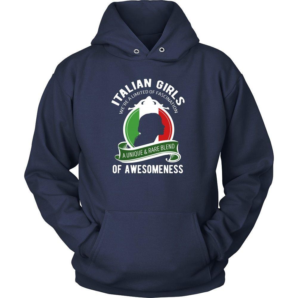 Italian T Shirt - Italian Girls We're a Limited of Fascination A Unique & Rare Blend of Awesomeness-T-shirt-Teelime | shirts-hoodies-mugs