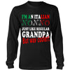 Italian T Shirt - Italian nonno just like regular grandpa but way cooler!-T-shirt-Teelime | shirts-hoodies-mugs
