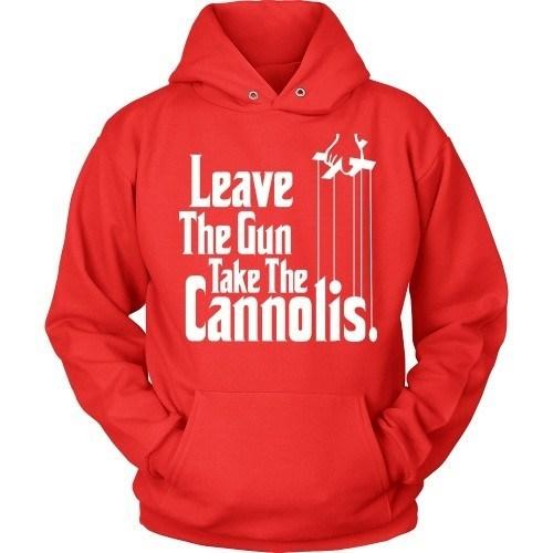 Italian T Shirt - Italians Leave The Gun Take The Cannolis-T-shirt-Teelime | shirts-hoodies-mugs