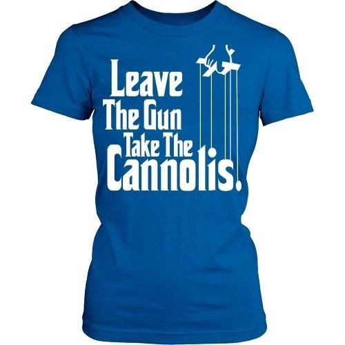 Italian T Shirt - Italians Leave The Gun Take The Cannolis-T-shirt-Teelime | shirts-hoodies-mugs
