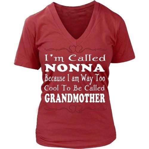 Italian T Shirt - Italians Nonna Because I am way too cool to be called grandmother-T-shirt-Teelime | shirts-hoodies-mugs