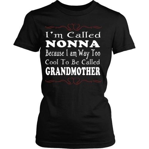 Italian T Shirt - Italians Nonna Because I am way too cool to be called grandmother-T-shirt-Teelime | shirts-hoodies-mugs
