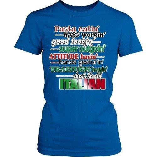 Italian T Shirt - Italians Super outgoin' Cheek kissin'-T-shirt-Teelime | shirts-hoodies-mugs