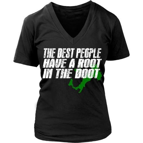 Italian T Shirt - Italians The best people have a root in the boot-T-shirt-Teelime | shirts-hoodies-mugs