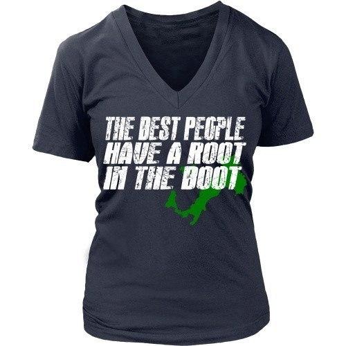 Italian T Shirt - Italians The best people have a root in the boot-T-shirt-Teelime | shirts-hoodies-mugs