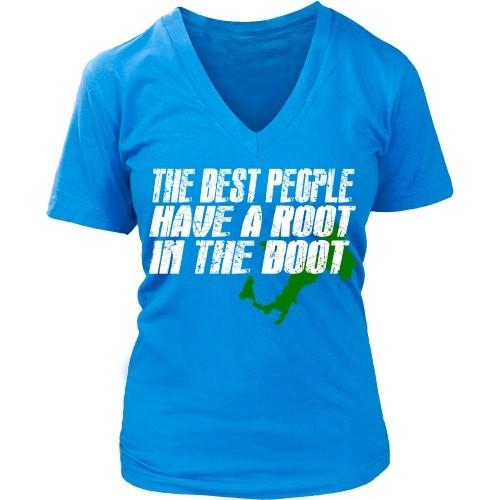 Italian T Shirt - Italians The best people have a root in the boot-T-shirt-Teelime | shirts-hoodies-mugs