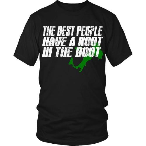 Italian T Shirt - Italians The best people have a root in the boot-T-shirt-Teelime | shirts-hoodies-mugs
