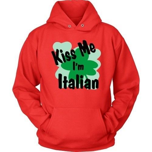 Italian T Shirt - Kiss me I'm Italian-T-shirt-Teelime | shirts-hoodies-mugs