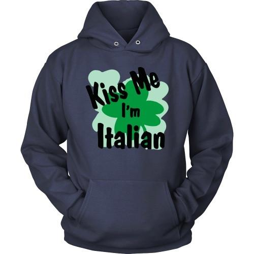 Italian T Shirt - Kiss me I'm Italian-T-shirt-Teelime | shirts-hoodies-mugs