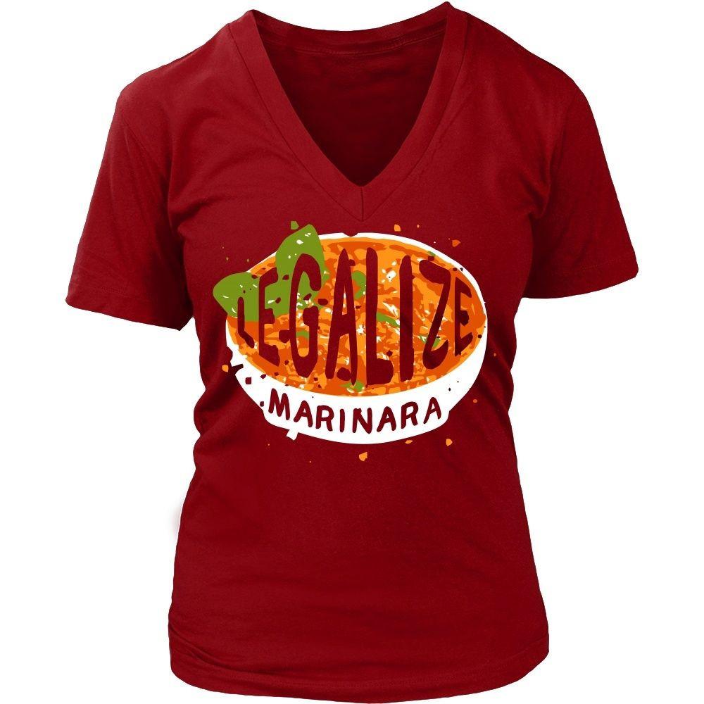Italian T Shirt - Legalize marinara-T-shirt-Teelime | shirts-hoodies-mugs
