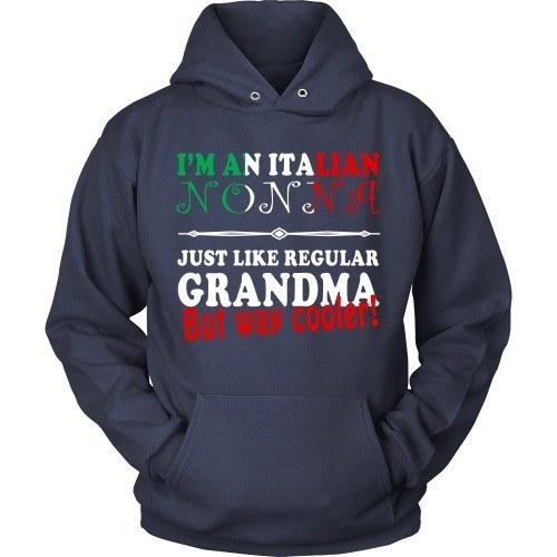 Italian T Shirt - Nonna just like regular Grandma but way cooler!-T-shirt-Teelime | shirts-hoodies-mugs