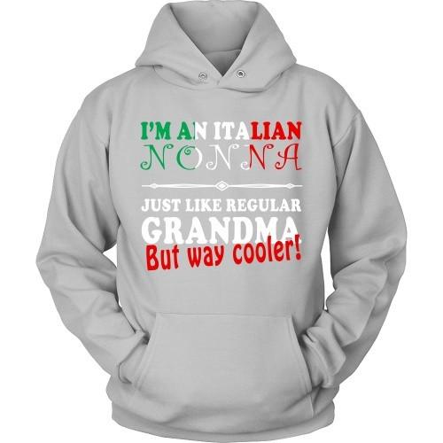 Italian T Shirt - Nonna just like regular Grandma but way cooler!-T-shirt-Teelime | shirts-hoodies-mugs