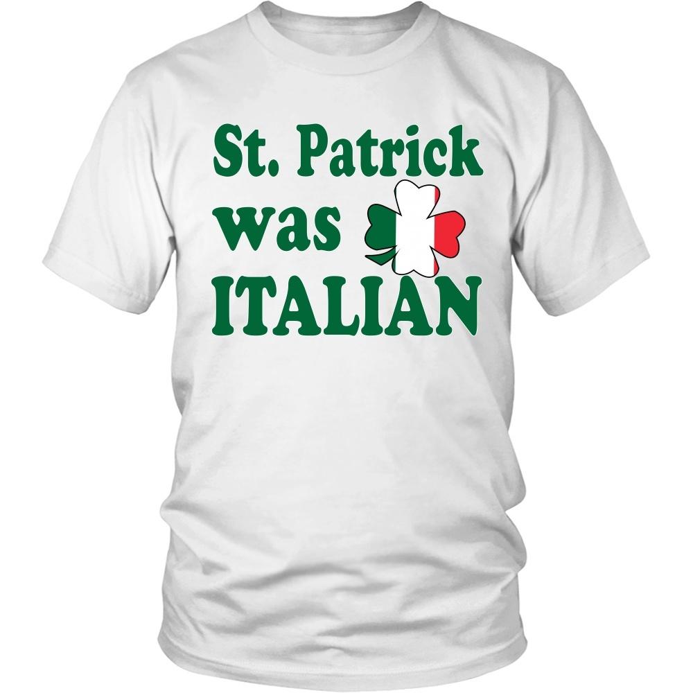 Hamburger Zwakheid Opname Italian T Shirt - St.Patrick was Italian - Teelime | Unique t-shirts