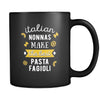 Italians Italian nonnas make the best pasta fagioli 11oz Black Mug-Drinkware-Teelime | shirts-hoodies-mugs