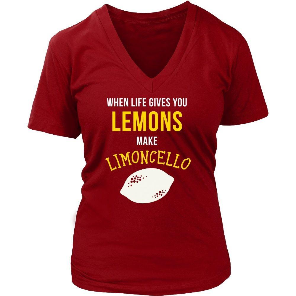 Italians T Shirt - When life gives you lemons make Limoncello-T-shirt-Teelime | shirts-hoodies-mugs