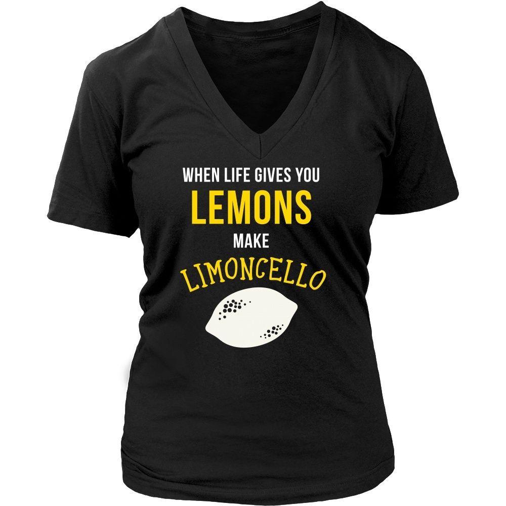 Italians T Shirt - When life gives you lemons make Limoncello-T-shirt-Teelime | shirts-hoodies-mugs