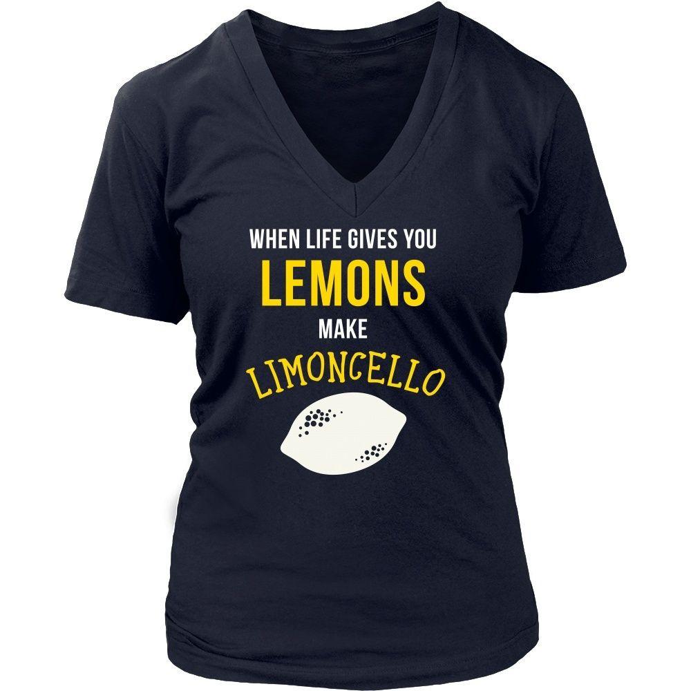 Italians T Shirt - When life gives you lemons make Limoncello-T-shirt-Teelime | shirts-hoodies-mugs