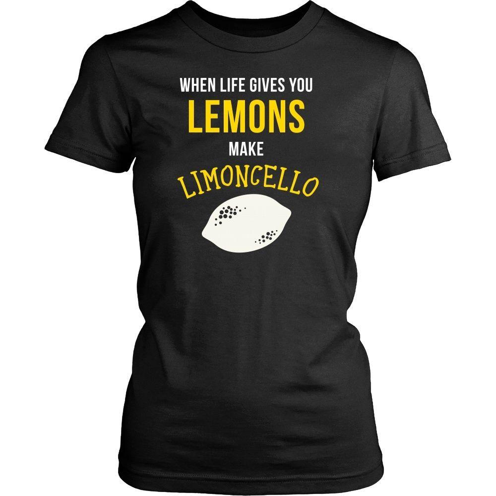 Italians T Shirt - When life gives you lemons make Limoncello-T-shirt-Teelime | shirts-hoodies-mugs