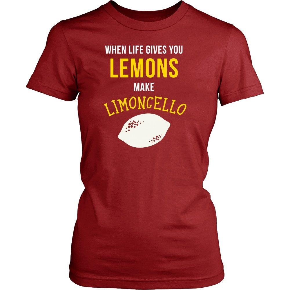Italians T Shirt - When life gives you lemons make Limoncello-T-shirt-Teelime | shirts-hoodies-mugs
