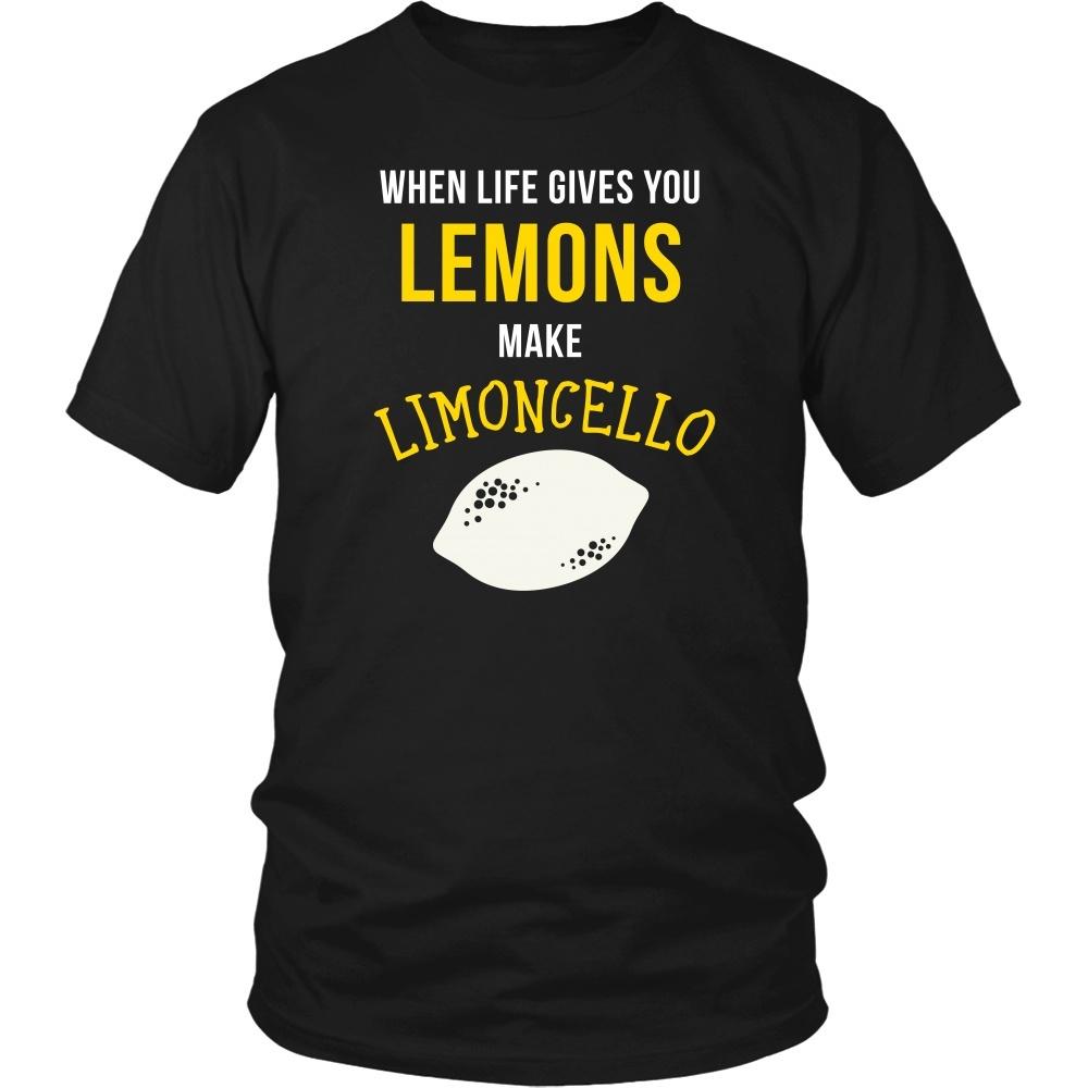 Italians T Shirt - When life gives you lemons make Limoncello