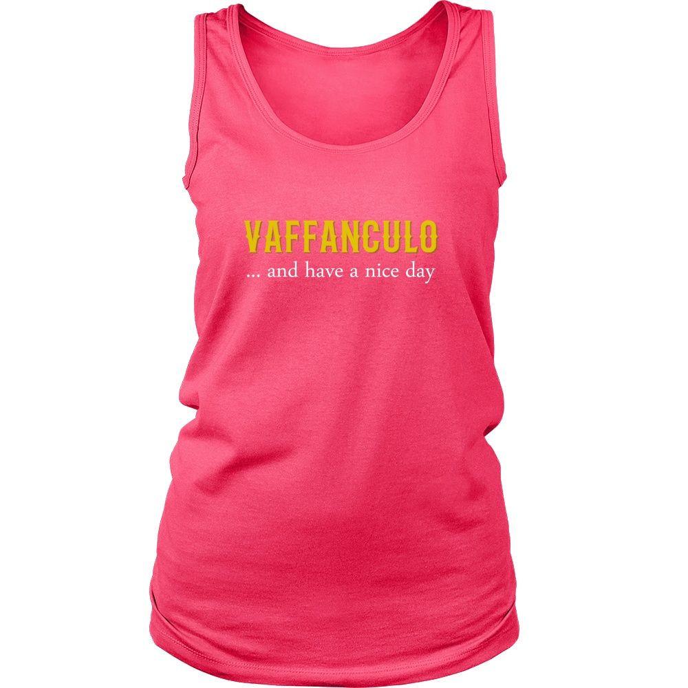 Italians Tank Top - Vaffanculo... and have a nice day!-T-shirt-Teelime | shirts-hoodies-mugs