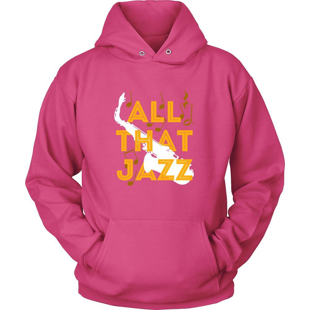 Jazz Hoodie, long sleeve shirt - All That Jazz - custom made music apparel-T-shirt-Teelime | shirts-hoodies-mugs