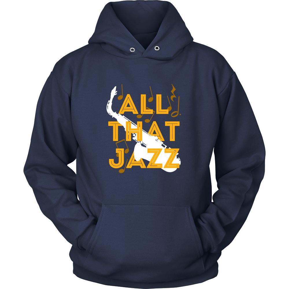 Jazz Hoodie, long sleeve shirt - All That Jazz - custom made music apparel-T-shirt-Teelime | shirts-hoodies-mugs