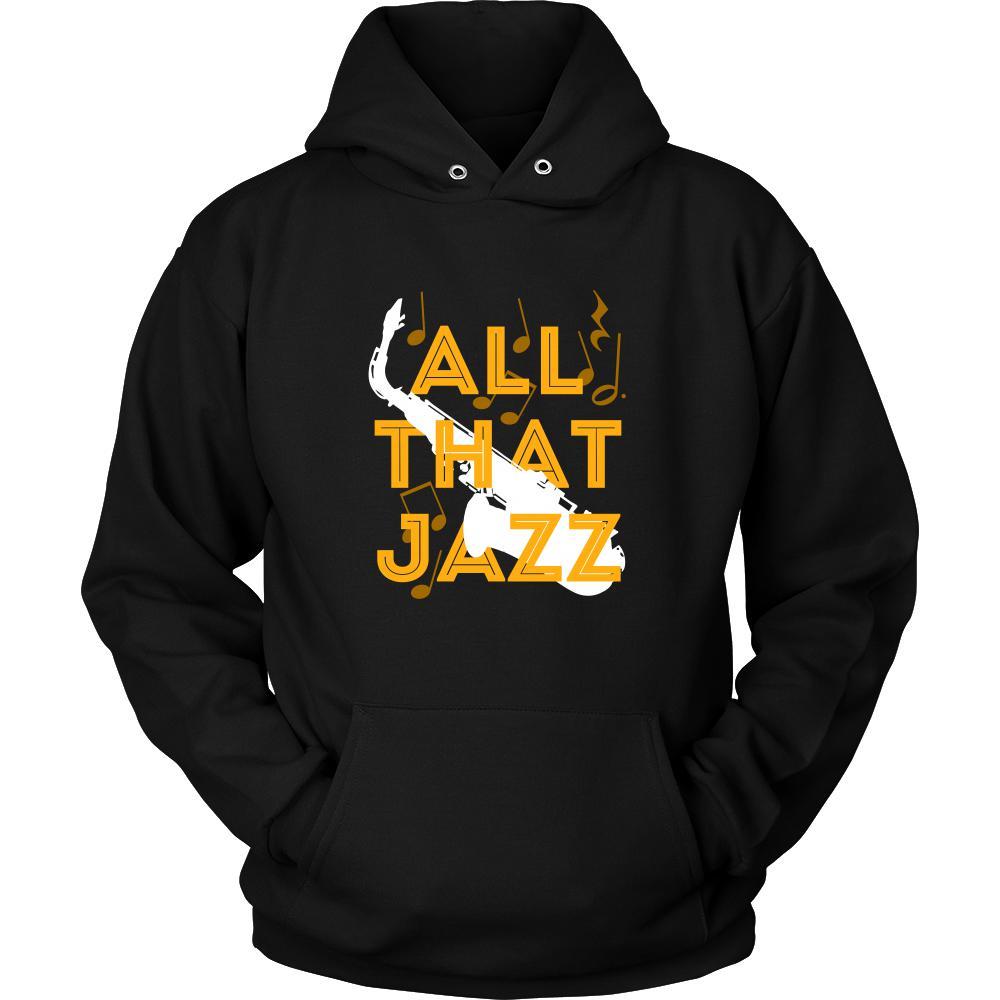 Jazz Hoodie, long sleeve shirt - All That Jazz - custom made music apparel-T-shirt-Teelime | shirts-hoodies-mugs