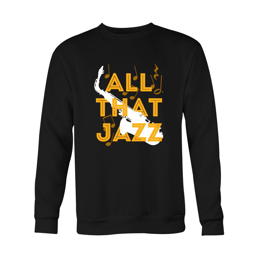 Jazz Hoodie, long sleeve shirt - All That Jazz - custom made music apparel-T-shirt-Teelime | shirts-hoodies-mugs