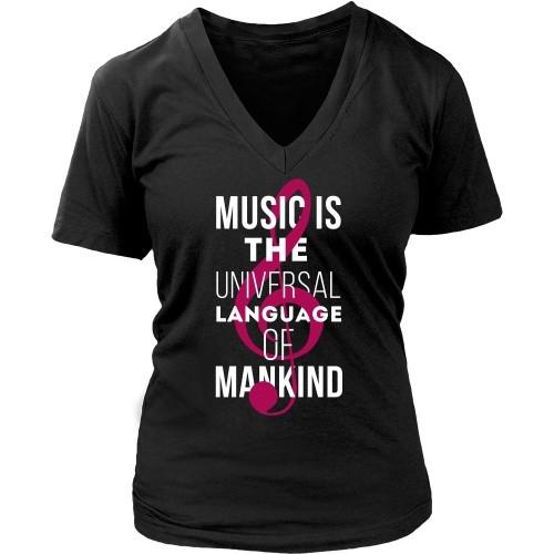 Jazz T Shirt - Music is the universal language of mankind-T-shirt-Teelime | shirts-hoodies-mugs