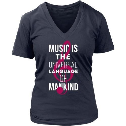 Jazz T Shirt - Music is the universal language of mankind-T-shirt-Teelime | shirts-hoodies-mugs