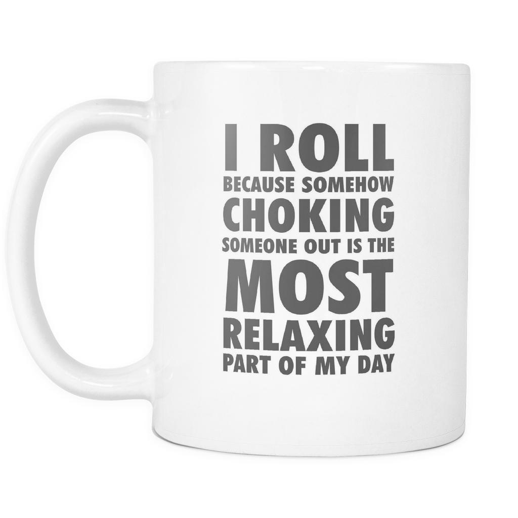 Jiu JItsu Coffee Cup - BJJ Roll-Drinkware-Teelime | shirts-hoodies-mugs