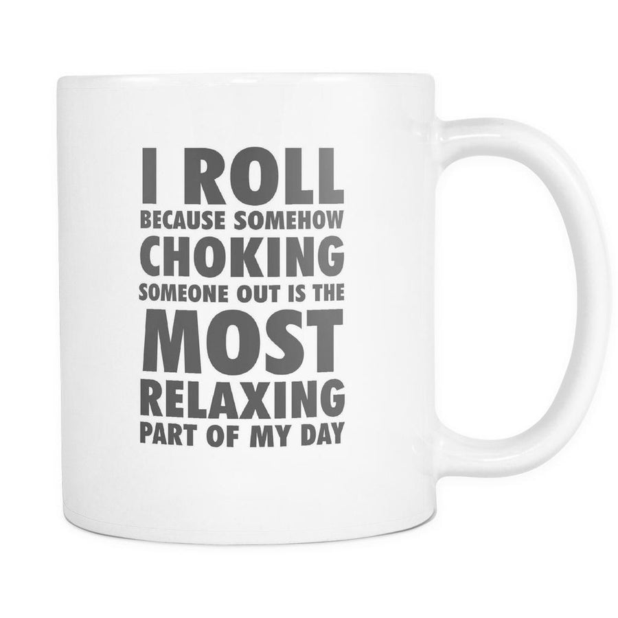 Jiu JItsu Coffee Cup - BJJ Roll-Drinkware-Teelime | shirts-hoodies-mugs