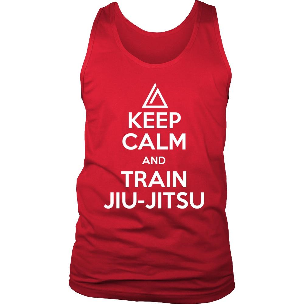 Jiu-Jitsu Tank Top - Keep Calm and Train Jiu-Jitsu-T-shirt-Teelime | shirts-hoodies-mugs